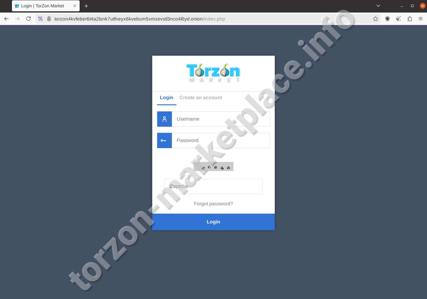 Torzon Darknet Market Secure Login Page